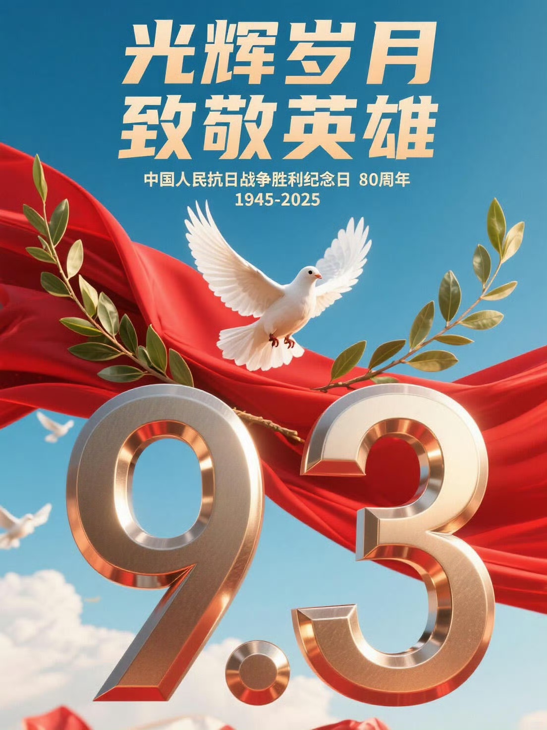 纪念抗战伟大胜利，弘扬抗战伟大精神